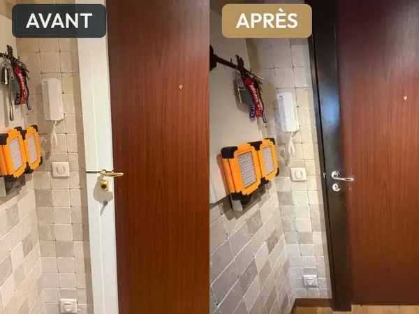 Remplacement d'une serrure carénée